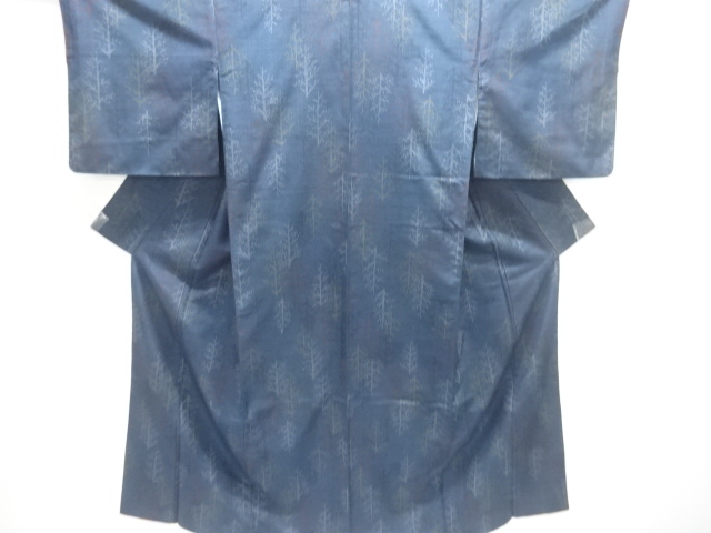 JAPANESE KIMONO / TSUMUGI / WOVEN TREE